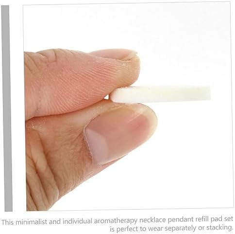 100pcs Cotton Aroma Pads for Essential Oil Diffuser Refill