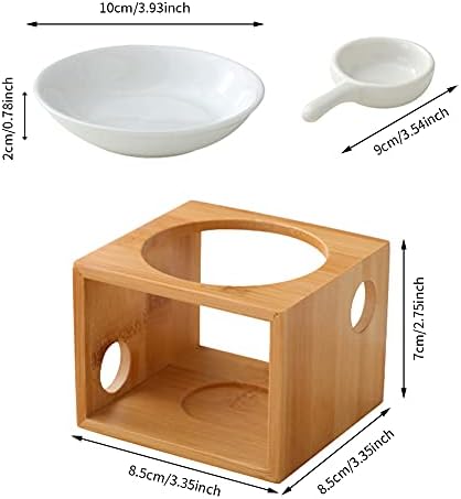 Wooden Essential Oil Burner with Tealight Holder