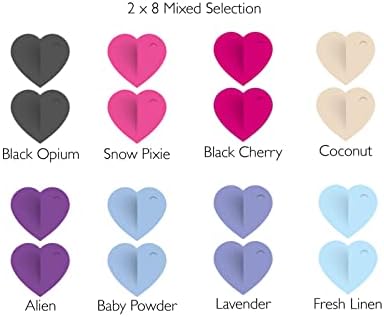 Mixed Scents Heart Shaped Wax Melts Set of 16