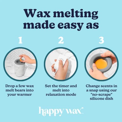 Happy Wax Outlet Warmer with 4oz Scented Wax Set