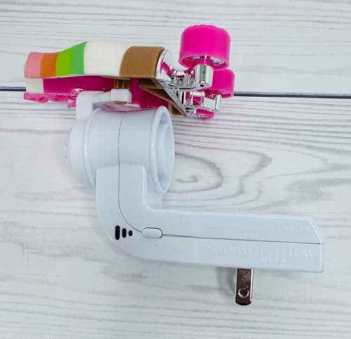 White Skate With Pink Wheels Adjustable Fragrance Plug