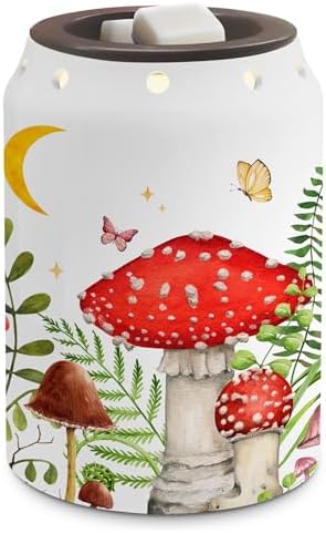 TEDDROP Mushroom Wax Melt Warmer Decor