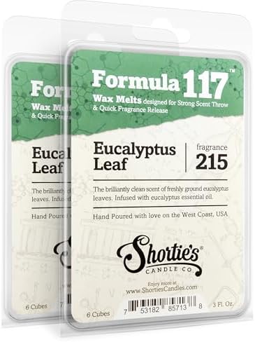 Eucalyptus Leaf Wax Melts 6 Oz Total - Made With Essential Oils