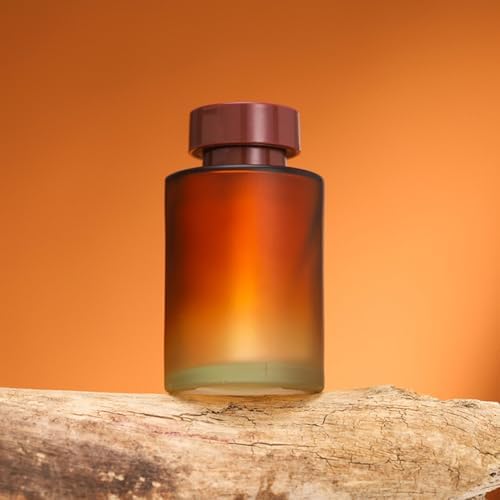 VASANA 120ML Empty Glass Diffuser Jar for Aromatherapy
