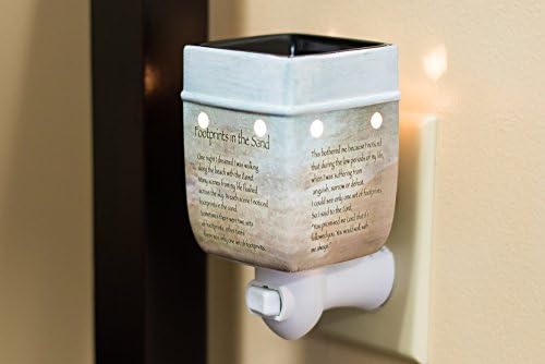 Footprints in The Sand Ceramic Wax Warmer by Elanze Designs