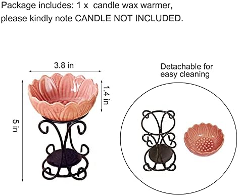 Tealight Wax Melter Oil Burner with Iron Tray