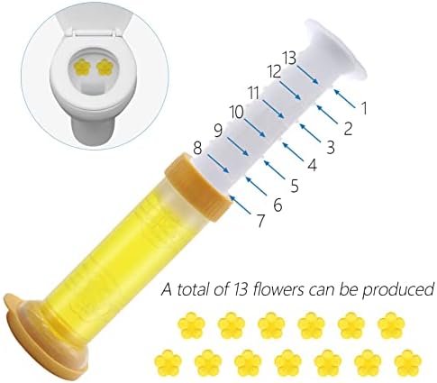 Flower Scent Toilet Gel Stamp Refills 4PCS