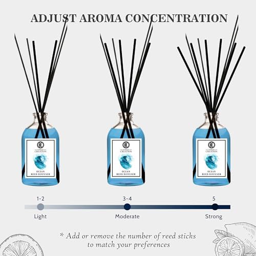 Kreasyon Creation Reed Diffuser with Bamboo Sticks 115 ml