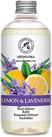 AROMATIKA Lemon Lavender Reed Diffuser Refill 17 Fl Oz