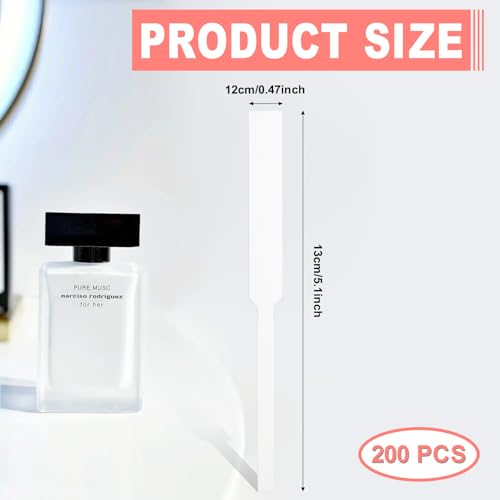 200 Pcs Perfume Test Strips Paper for Scent Sampling