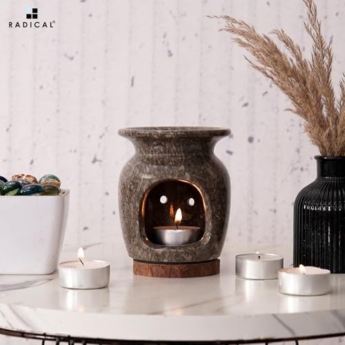 Radicaln Marble Oil Burner 4 Inch Oceanic Decor
