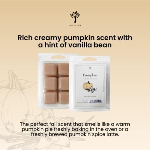 Pristine Scented Wax Melts Candles Set With Tea Light Warmer