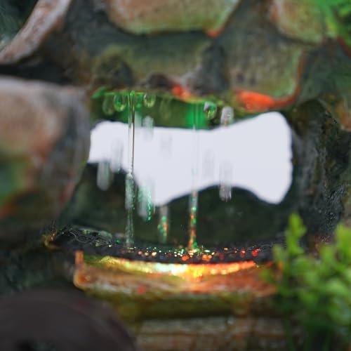Indoor Relaxation Desktop Fountain with LED Light