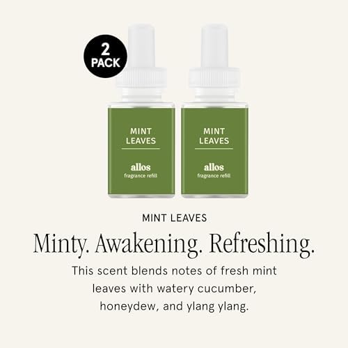 Pura Allos Mint Leaves Focus Fragrance Refill 2 Pack