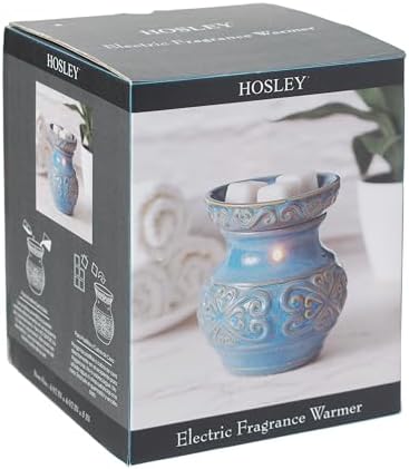 Hosley Blue Ceramic Electric Warmer 5 High