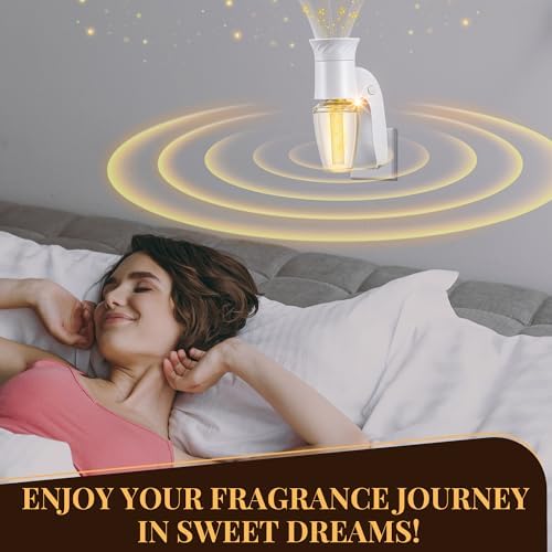 Nuanchu 2 Pack Wall Fragrance Plug In with Remote Timer and Night Light