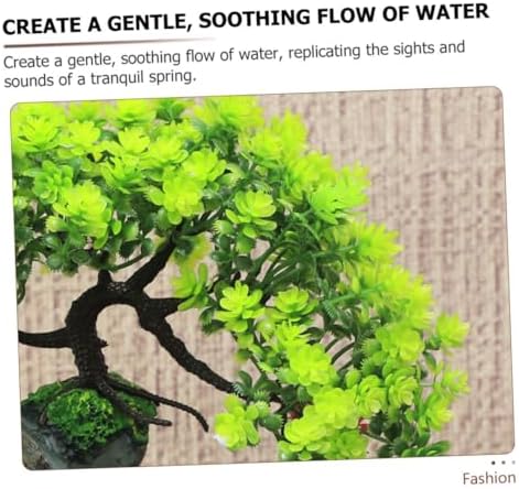 LIFKOME Tabletop Fountain Waterfall Indoor Decor