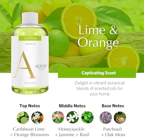 AGRARIA Reed Diffuser Refill Scented Oil for Home Fragrance
