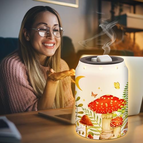 TEDDROP Mushroom Wax Melt Warmer Decor