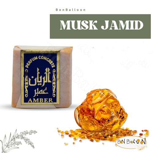 6 Pcs Islamic Solid Perfume Musk Amber Cube Halal