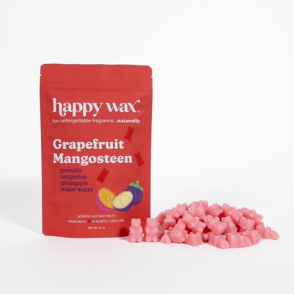 Happy Wax Grapefruit Mangosteen Scented Bear Wax Melts