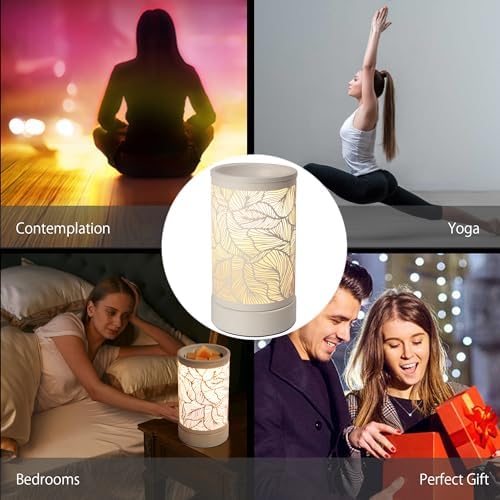 Electric Wax Melter Warmer with Night Light Metal Design
