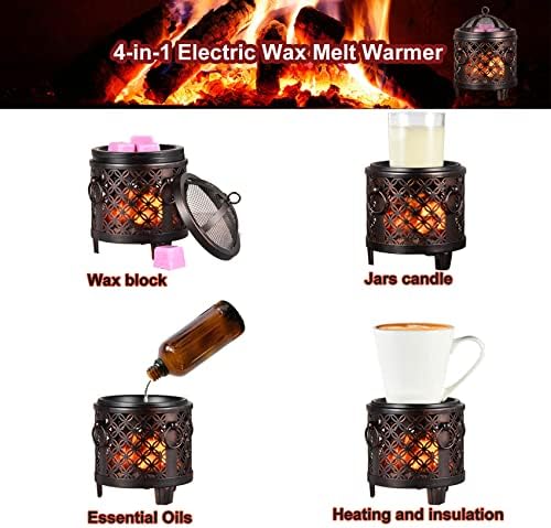 Copper Coin Wax Melt Warmer with 4-in-1 Function