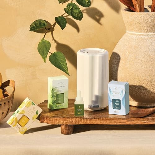 Thymes Pura Plus Smart Diffuser Kit with Frasier Fir Refills