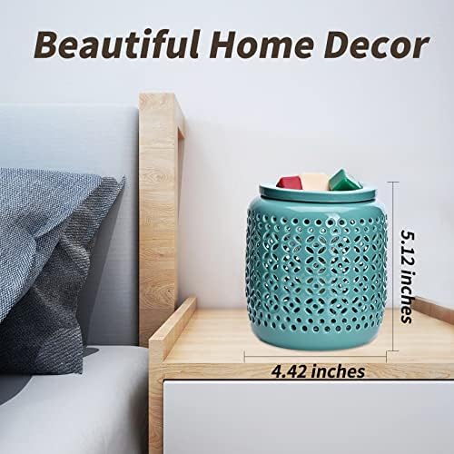 ASAWASA Ceramic Wax Melter with Timer and Light