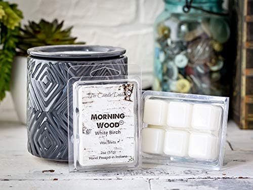 Morning Wood Funny White Birch Wax Melt 2 Oz 6 Cubes Pack