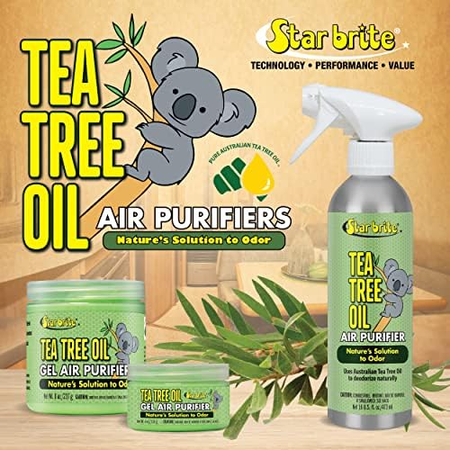 STAR BRITE ATTIA-Certified Pure Tea Tree Oil Gel Air Purifier 4 OZ