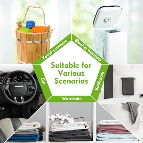 30pcs Scented Sheets for Towel Warmer with 6 Scents