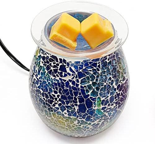 WNP Electric Wax Melt Warmer Glass Scented Candle Warmer