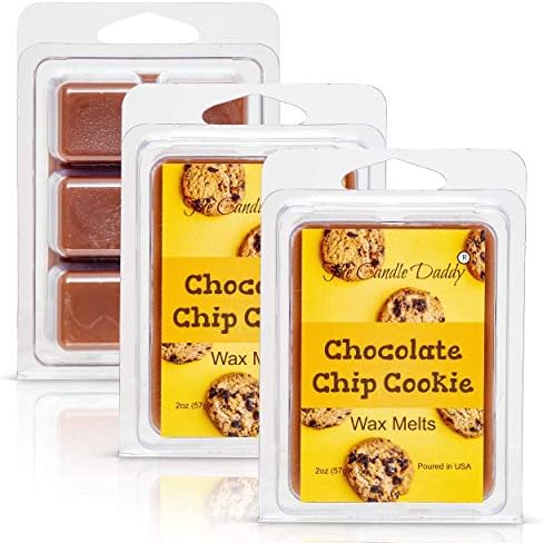 Chocolate Chip Cookie Scented Wax Melts - 6 Cubes 2 Ounces 1 Pack