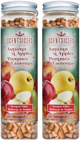 Scentsicles Scentfetti Autumn Apples Paper Filler 125g Bottle 2 Pack
