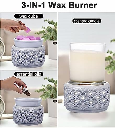 ORJG 3-in-1 PTC Ceramic Wax Melter with LED Light