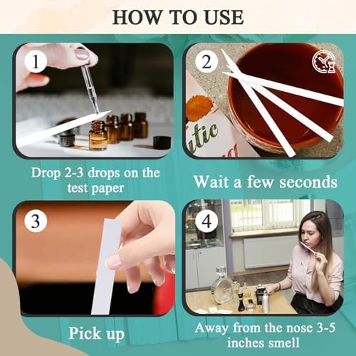 1000 Piece Perfume Tester Strips - Premium Fragrance Evaluation Tool