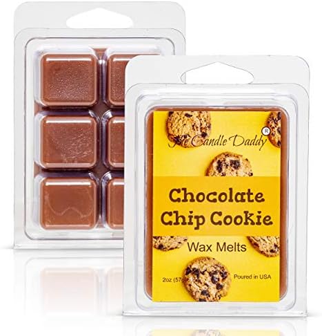 Chocolate Chip Cookie Scented Wax Melts - 6 Cubes 2 Ounces 1 Pack