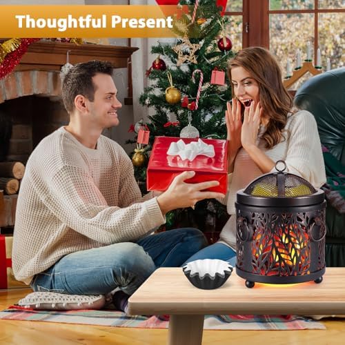4-in-1 Full Metal Electric Wax Melter with Leaf Design