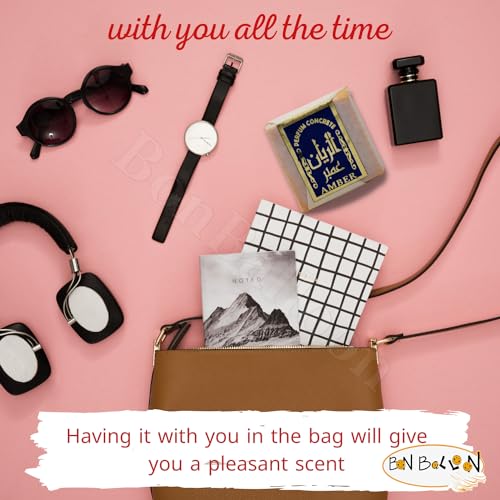6 Pcs Islamic Solid Perfume Musk Amber Cube Halal