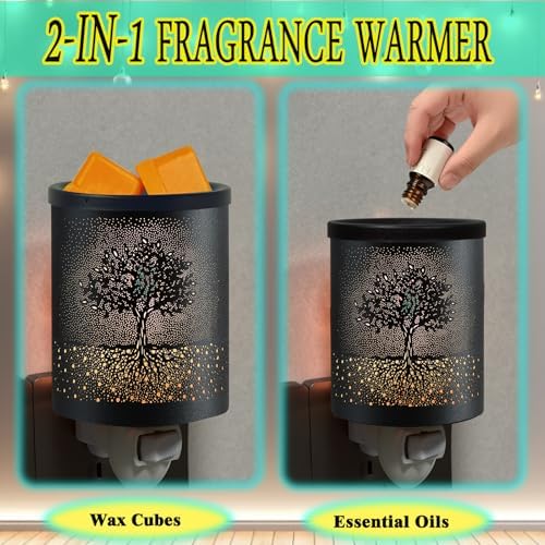 Kaakuuki Large Tree Plug In Wax Warmer Candle Burner Electric