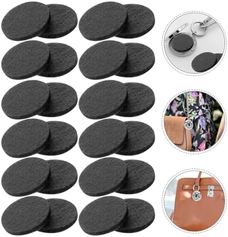 IMIKEYA 100pcs Essential Oil Diffuser Pads for Necklace and Car