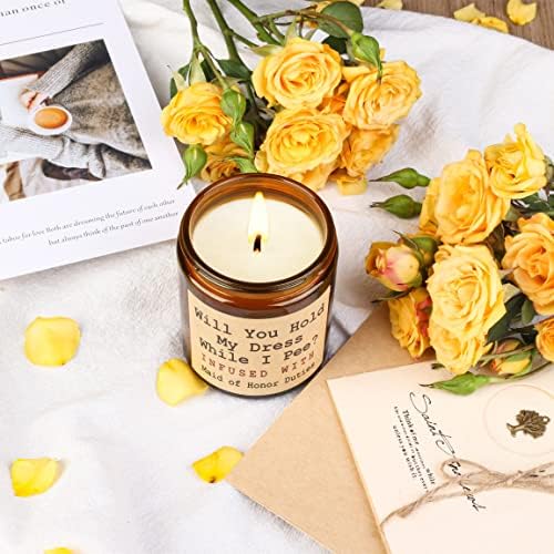 Vanilla Scent Soy Wax Gifts for Women Bridesmaids and Mays