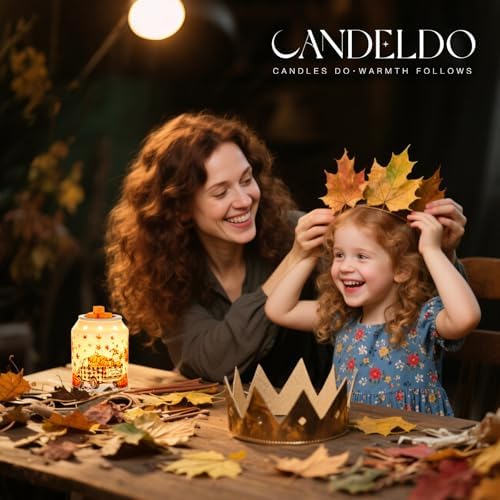 Candeldo Fall Wax Melt Warmer with 2 Light Bulbs
