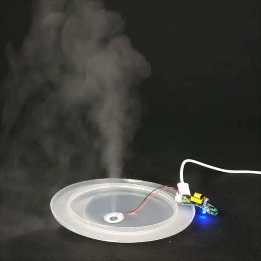 ZYAMY 6pcs 16mm Ultrasonic Mist Maker Ceramic Discs with Wire and Sealing Ring