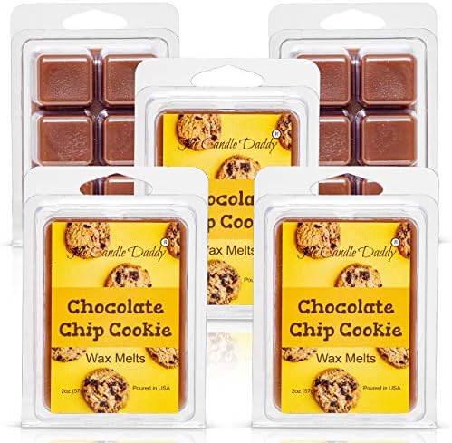 Chocolate Chip Cookie Scented Wax Melts - 6 Cubes 2 Ounces 1 Pack