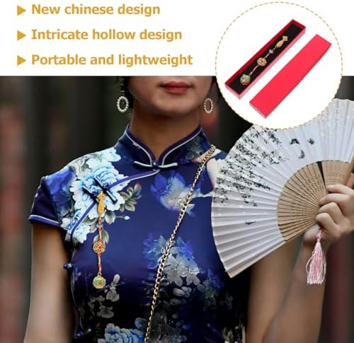 LOGOFUN Portable Chinese Style Cloisonne Aromatherapy Pendant with Rose Fragrance