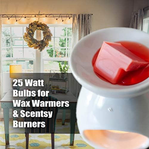 SouLight 25W Wax Warmer Bulbs Pack of 6 E12 Socket