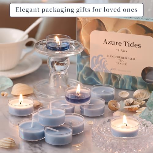 Ocean Breeze Scented Tea Lights 96 Pack for Home Fragrance