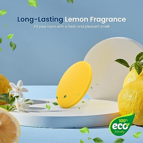 SereneLife 15pcs Lemon Scented Fragrance Discs